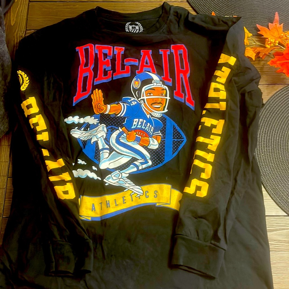 Mens bel air long sleeve t-shirt